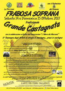 Locandina Castagnata 2017